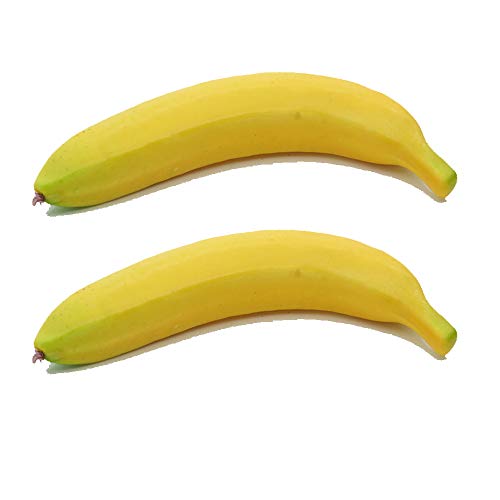 Ogquaton Künstliche Bananen Home Dekorative Gefälschte Obst Bananen Form 2 Stück Robust und kostengünstig Ogquaton Künstliche Bananen Home Dekorative Gefälschte Obst Bananen Form 2 Stück Robust und kostengünstig von Ogquaton