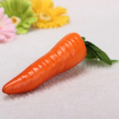 Ogquaton Künstliches Gemüse Dekorative Kunststoff Karotten Wohnkultur Langlebig und nützlich von Ogquaton