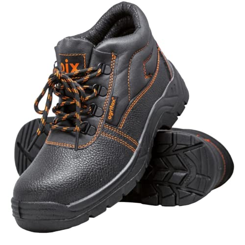 Ogrifox OX-OIX-T-OB Arbeitsschuhe Herren, Damen | Sicherheitsschuhe | Safety Shoes | ISO EN20347 | Schwarz-Orange | Größe 41 von Ogrifox