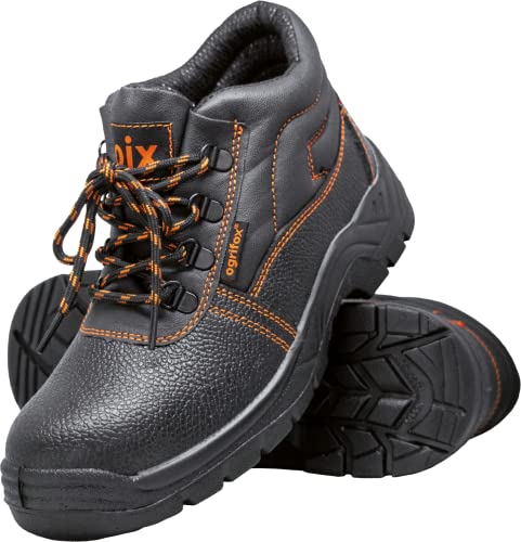 Ogrifox OX-OIX-T-SB Arbeitsschuhe Herren, Damen | Sicherheitsschuhe | Safety Shoes | ISO EN20345 | Schwarz-Orange | Größe 46 von Ogrifox