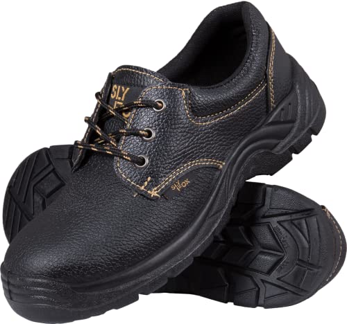 Ogrifox OX-SLX-P-OB Arbeitsschuhe Herren, Damen | Sicherheitsschuhe | Safety Shoes | ISO EN20347 | Schwarz-Gold | Größe 40, OX-SLX-P-OB_40 von Ogrifox