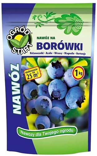 Dünger Für Heidelbeeren Blaubeeren Beerendünger Obstdünger Moorbeetpflanzen 1kg von Ogród Start