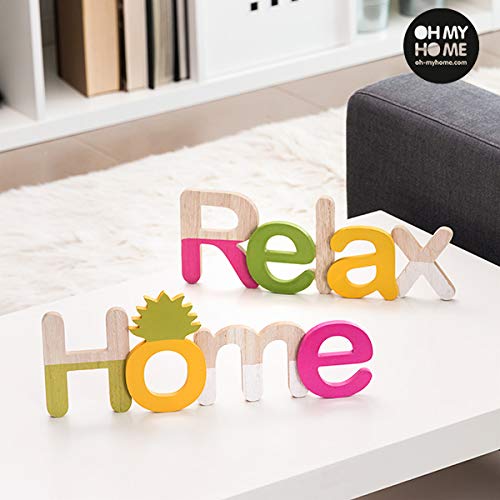 BigBuy Home Holzschild Oh My Home (2 Stück) von Oh My Home