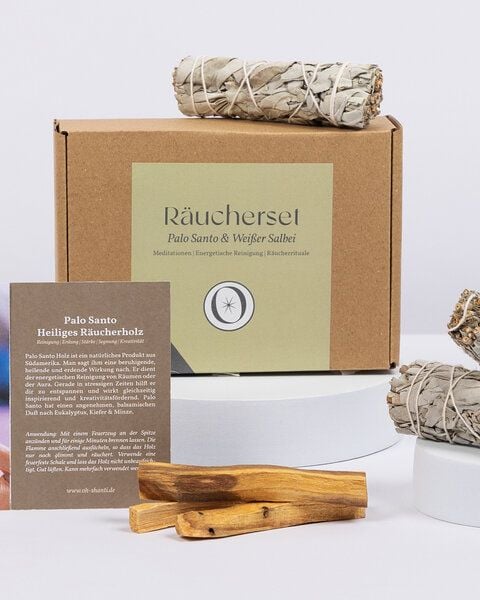 Oh Shanti Räucher-Set Palo Santo & Weißer Salbei von Oh Shanti