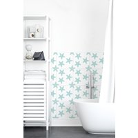 Peel & Stick Bodenfliese - Individuelle Farbfliesenaufkleber Lustige Kinder Mint Sterne Fliese Für Wand Und Boden Set Von 24 Oder 48 Stück #kids01 von OhMyTiles