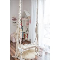 Swing Large Ohswing 70x25 - Beige Glamour. Für Kinder For Kids & Adults. Huśtawka Dla Dzieci Boho Swing, Bridal Shower, Birthday Swing Large Ohswing 70x25 - Beige Glamour. Für Kinder For Kids & Adults. Huśtawka Dla Dzieci Boho Swing, Bridal Shower, Birthday von OhSwing