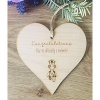 Hebammen Geschenke|Herz Für Hebamme|Herz Mit Gravur Aus Holz|Hebamme Und Hebamme von OhWoodenitbelovely