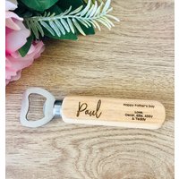 Personalisierter Flaschenöffner Aus Holz| Gravur Lehrer Geschenk|Besend Bester Mann Bester Freund Geschenk|Than You Teacher Gift|Wedding Gift For von OhWoodenitbelovely