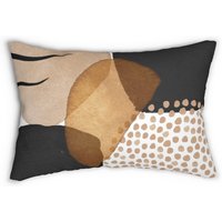 Abstrakt, Dekokissen Mit Einsatz, Mitte Des Jahrhunderts, Schwarz Beige, Ausgefallenes Stilvolles, Wohnung, Haus-Bürodekor, Akzentkissen Abstrakt, Dekokissen Mit Einsatz, Mitte Des Jahrhunderts, Schwarz Beige, Ausgefallenes Stilvolles, Wohnung, Haus-Bürodekor, Akzentkissen von OhanaModernDecor
