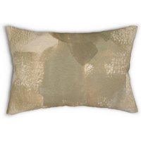 Boho Werfen Lumbalen Kissen, Retro Abstrakt, Khaki, Olive Dunkelgrün, Natürliche Erdtöne, Terrakotta, Aquarell, Home Office Dekor von OhanaModernDecor