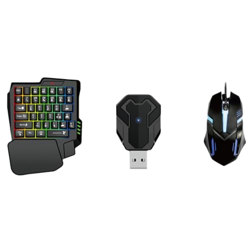 Ohewiiuk NEU M1-Mini Tastatur & Maus Konverter V 5.2 Gaming Maus & Tastatur Adapter Konverter Automatisches Drücken von Ohewiiuk