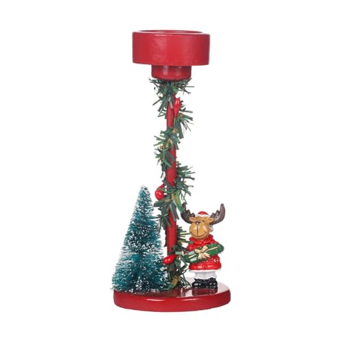 Ohewiiuk Weihnachtskerzenständer, Kerzenständer, Teelichtständer, Kerzenständer für Wohnzimmer, Schlafzimmer, Dekoration A von Ohewiiuk