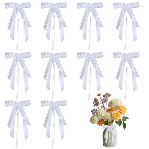 10 Stück Autoschleifen Hochzeit, Organza Herzen Schleifen Weiß Antennenschleifen Hochzeitsauto Schleifen Braut Paar Dekoration Hochzeitsschleifen, Autoschmuck für Geschenk Hochzeitsfeier Tischdeko 10 Stück Autoschleifen Hochzeit, Organza Herzen Schleifen Weiß Antennenschleifen Hochzeitsauto Schleifen Braut Paar Dekoration Hochzeitsschleifen, Autoschmuck für Geschenk Hochzeitsfeier Tischdeko von Ohling