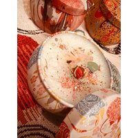 Kleine Kerze in Dose Mit Sojawachs Handgezogen Ohne Chemie Feinstem Duftendem Jojobaöl | Winter Edelsteinen Und Kräutern Geschenkidee von OhneBrimborium