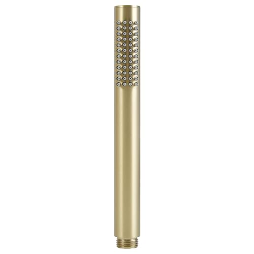 Ohotecy Handbrause Wassersparende Duschkopf aus Edelstahl 304 mit 48 Anti-Kalk Düsen Einfache Strahleinstellung Kompatibel mit Warmwasserbereitern (Gebürstetes Gold) von Ohotecy