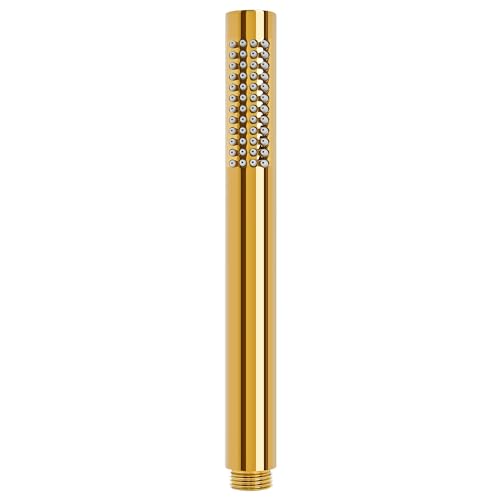 Ohotecy Handbrause Wassersparende Duschkopf aus Edelstahl 304 mit 48 Anti-Kalk Düsen Einfache Strahleinstellung Kompatibel mit Warmwasserbereitern (Gold) von Ohotecy