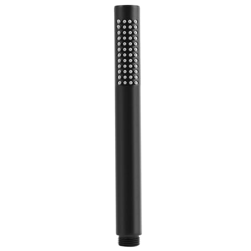 Ohotecy Handbrause Wassersparende Duschkopf aus Edelstahl 304 mit 48 Anti-Kalk Düsen Einfache Strahleinstellung Kompatibel mit Warmwasserbereitern (Schwarz) von Ohotecy