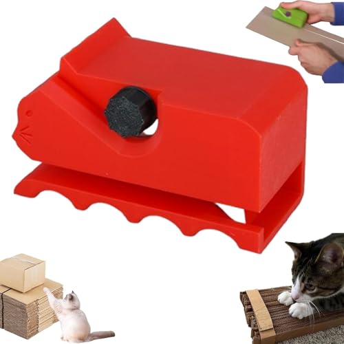 Cardboard Strip Cutter,Kartonschneider Für Katzenkratzer, Gedruckter Kartonschneider - Katzenförmiges Tragbares Karton-Recycling-Werkzeug, Kartonschneidemaschine Für Selbstgemachte Katzenkratzbretter Cardboard Strip Cutter,Kartonschneider Für Katzenkratzer, Gedruckter Kartonschneider - Katzenförmiges Tragbares Karton-Recycling-Werkzeug, Kartonschneidemaschine Für Selbstgemachte Katzenkratzbretter von Ohphnt