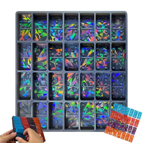 Holographische Schokoladenform,silikonform Holografie Effekt,holografische Silikonform Schokolade,leicht Zu Lösen,Schokoladenform Für Wiederverwendbare DIY-Backwachsschmelzen-A von Ohphnt