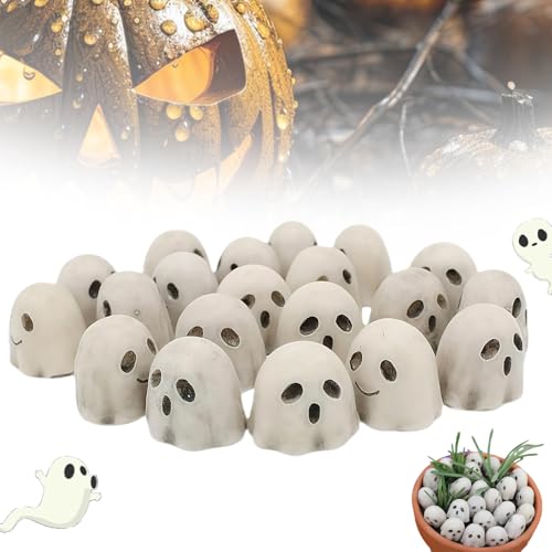 Ohphnt 20 Stück Halloween Mini Ghost Figurines,Resin Miniature Ghost Figurines Ornaments,Mini-Halloween-Figuren-Ornament-Set,DIY Micro Landschaft Szenen, Heimdekorationen-20pcs Ohphnt 20 Stück Halloween Mini Ghost Figurines,Resin Miniature Ghost Figurines Ornaments,Mini-Halloween-Figuren-Ornament-Set,DIY Micro Landschaft Szenen, Heimdekorationen-20pcs von Ohphnt