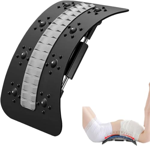 Rückenstützbrett,lendenbrett,lendenstützbrett,rückendehner,verstellbarer Rutschfester Lendenmassager,4-stufig Verstellbarer Rückenmassagegerät,rückenstrecker Mit Akupressurpunkten,wirbelsäulenstrecker Rückenstützbrett,lendenbrett,lendenstützbrett,rückendehner,verstellbarer Rutschfester Lendenmassager,4-stufig Verstellbarer Rückenmassagegerät,rückenstrecker Mit Akupressurpunkten,wirbelsäulenstrecker von Ohphnt