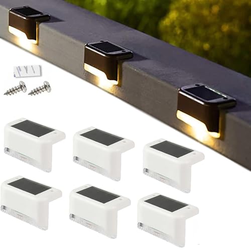 lumelia solarlampe,lumelia - solarbetriebene außenleuchte, für stabmattenzaun,aussenleuchte zaun,treppenbeleuchtung aussen,zaunlichter außen,led außenleuchte mit-A||8PCS von Ohphnt