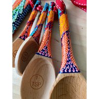 Back Holzlöffel Set - Backlöffel Geschenk Rührlöffel Kleines Messlöffel Backliebhaber Weihnachtsbäckerei von Ohtheplaceswegoshop