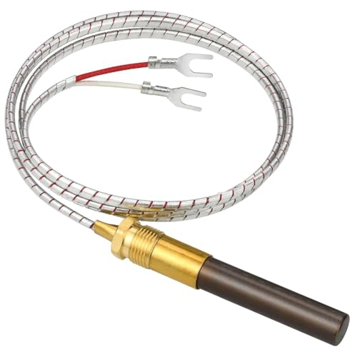 Ohulelks Gasfritteuse Thermoelement, Thermopile Ersatz Fritteuse Teile für 60125501, Gasfritteuse Ersatz von Ohulelks