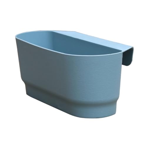 Ohulelks Halbrunde Blumentöpfe Aus Kunststoff zum Aufhängen An der Wand, Geeignet für Balkon, Zaun, Garten, Außen- und Innenbereich, C von Ohulelks