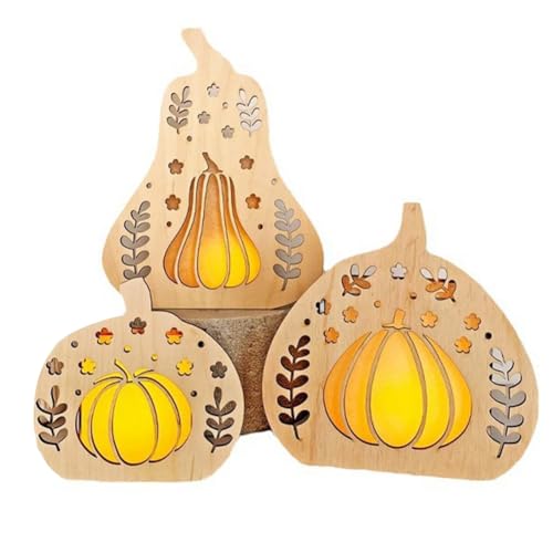 Ohulelks Herbstdeko, Herbstdeko für Zuhause - Kürbisdeko Aus, Erntedankdeko, Herbstdeko für Tisch, Kaminsims, Schlafzimmer von Ohulelks