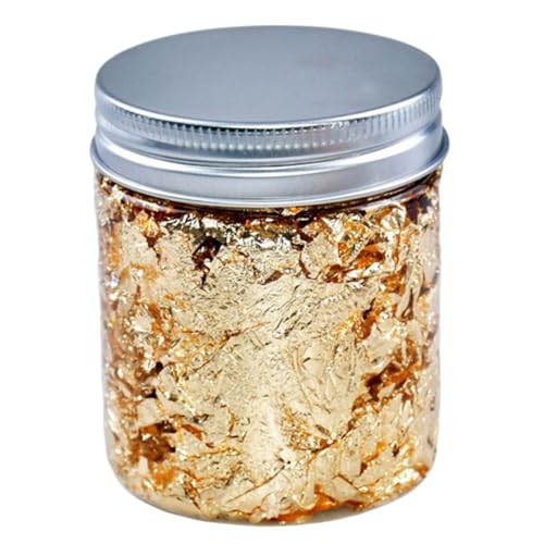 Ohulelks Imitierte Goldfolie, Geeignet für DIY-Nagelkunst, Kerzengussformen und Dekorative Kunst von Ohulelks
