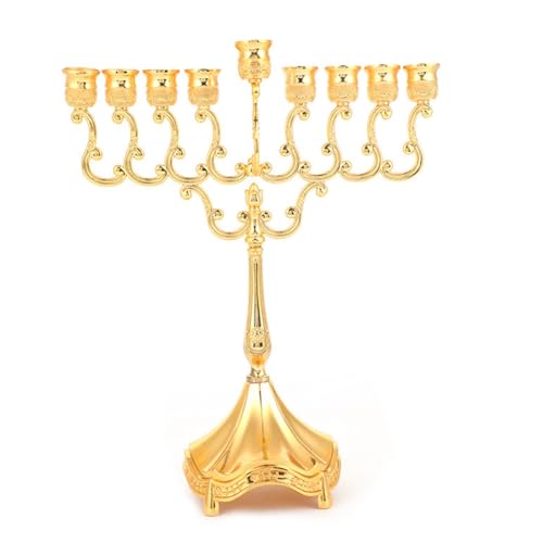 Ohulelks Kerzenhalter für Elegante Tischdekoration, Hochwertiges Candlelight-Dinner-, Gold von Ohulelks