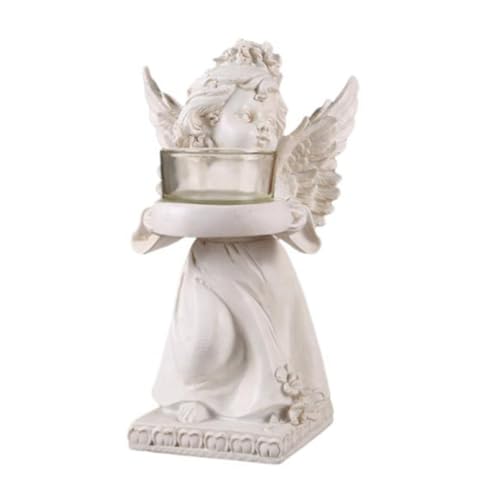 Ohulelks Kerzenständer-Ornamente im Retro-Stil mit, Tischdekoration Aus Kunstharz, Romantische Atmosphäre Beim Candlelight Dinner B von Ohulelks