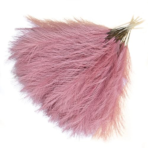 Ohulelks Künstlicher Schilf-Pampas-Blumenstrauß, Künstliches Pampasgras, 42,9 cm, Pampasgras, Boho-, Rose, Rot, Langlebig Ohulelks Künstlicher Schilf-Pampas-Blumenstrauß, Künstliches Pampasgras, 42,9 cm, Pampasgras, Boho-, Rose, Rot, Langlebig von Ohulelks