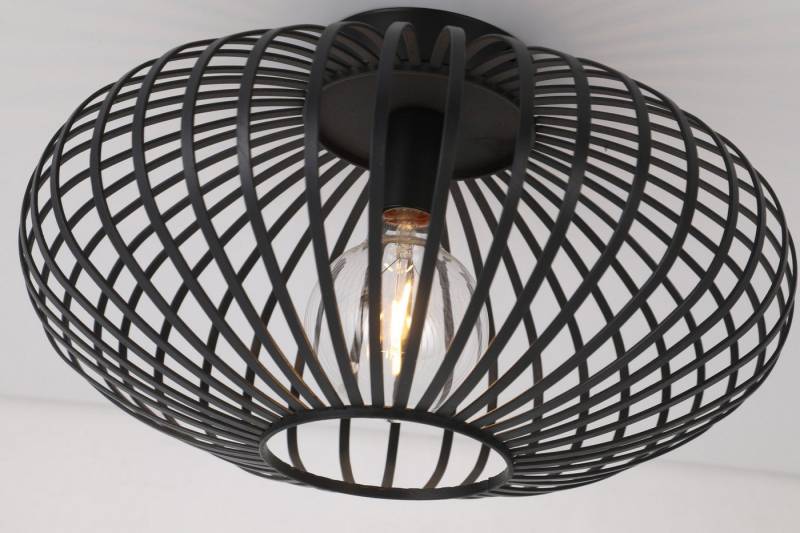 Oihpaw Deckenleuchte Deckenlampe Vintage, Deckenleuchten Lampenschirm, Deckenlampe Metall, E27 Deckenlampe Retro Eisen Käfig Industrieller Stil von Oihpaw