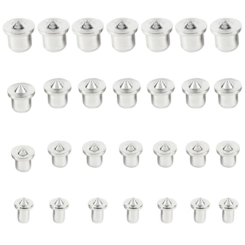 Oiieco 28 Stück Dübel Zentrierspitze Set, Dübel Zentrierspitzen Dübelspitzen 6/8/10/12 mm Dübelhilfe Dübelloch Markierer für Holzarbeiten Bohrwerkzeuge Oiieco 28 Stück Dübel Zentrierspitze Set, Dübel Zentrierspitzen Dübelspitzen 6/8/10/12 mm Dübelhilfe Dübelloch Markierer für Holzarbeiten Bohrwerkzeuge von Oiieco