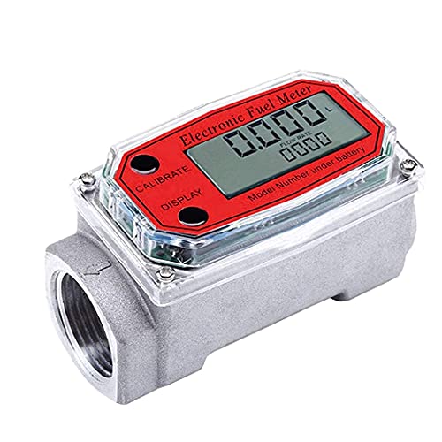 Oikabio Digitaler Turbine Durchflussmesser 1 Digital LCD Display Zähler Kraftstoffdurchflussmesser für Ölmessung Motor Oikabio Digitaler Turbine Durchflussmesser 1 Digital LCD Display Zähler Kraftstoffdurchflussmesser für Ölmessung Motor von Oikabio
