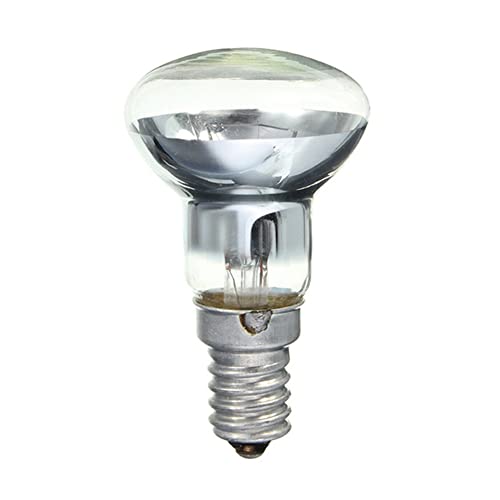 Oikabio Ersatz-Lavalampe, E14 R39, 30 W, Schraube in Glühbirne, Reflektor, transparent, Punktlicht, Glühlampe, 1 Stück von Oikabio