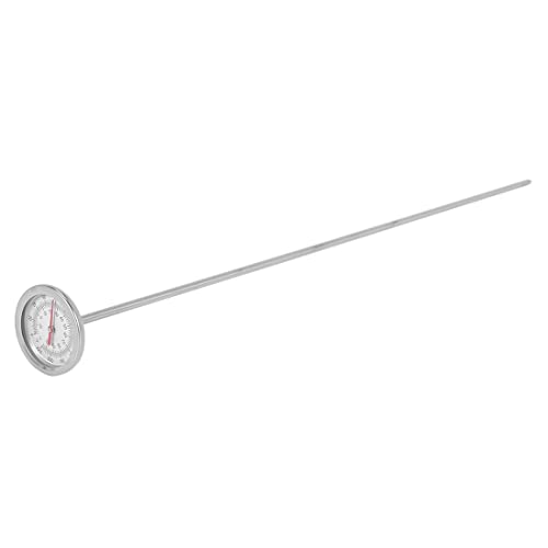 Oikabio Langes Kompost-Bodenthermometer, schnelle Reaktion, Stahl, 50,8 cm, Messsonde – Fahrenheit und Celsius von Oikabio