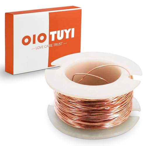 OioTuyi 10m Kupferlackdraht 0,5mm, Isolierter Magnetdraht für Elektromagnet-Motormodelle, Vielseitig einsetzbar OioTuyi 10m Kupferlackdraht 0,5mm, Isolierter Magnetdraht für Elektromagnet-Motormodelle, Vielseitig einsetzbar von OioTuyi