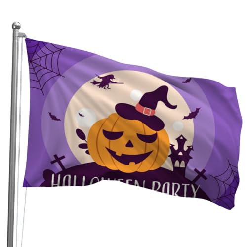 90 x 152 cm Totenkopf-Flagge für Halloween, Oirquent Outdoor Indoor Polyester Banner mit Messingösen, gruselige Dekoration für Wand, Garten, Festival 90 x 152 cm Totenkopf-Flagge für Halloween, Oirquent Outdoor Indoor Polyester Banner mit Messingösen, gruselige Dekoration für Wand, Garten, Festival von Oirquent