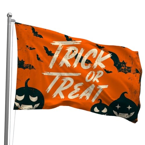 Große Gartenflagge für Halloween, 90 x 150 cm, Skelett-Polyester-Banner, lebendige Dekoration für drinnen und draußen, Dekoration für Haus, Süßes oder Saures Große Gartenflagge für Halloween, 90 x 150 cm, Skelett-Polyester-Banner, lebendige Dekoration für drinnen und draußen, Dekoration für Haus, Süßes oder Saures von Oirquent