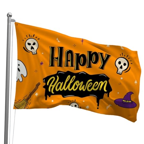 Halloween-Party-Deko-Banner 90 x 152 cm – Oirquent Outdoor-Kürbisflagge mit Messingösen, gruselige Herbst-Hof-Dekoration für Haus und Garten Halloween-Party-Deko-Banner 90 x 152 cm – Oirquent Outdoor-Kürbisflagge mit Messingösen, gruselige Herbst-Hof-Dekoration für Haus und Garten von Oirquent