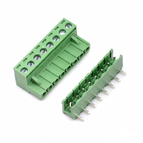 Willwin 10 Set 5,08 mm Raster, rechtwinklig, 8-polige, steckbare Leiterplattenklemmen Willwin 10 Set 5,08 mm Raster, rechtwinklig, 8-polige, steckbare Leiterplattenklemmen von Oiyagai