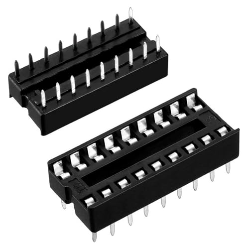Oiyagai 30 Stück 2.54mm DIP 18 Pin IC-Sockel Löt-Typ Adapter von Oiyagai