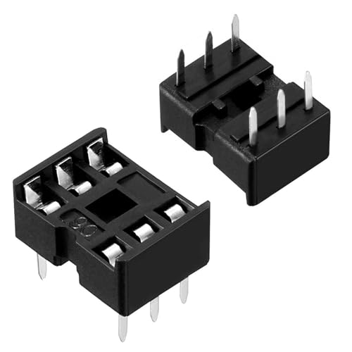 Oiyagai 30 Stück 2,54 mm DIP 6 Pin IC Sockel Löttyp Adapter von Oiyagai