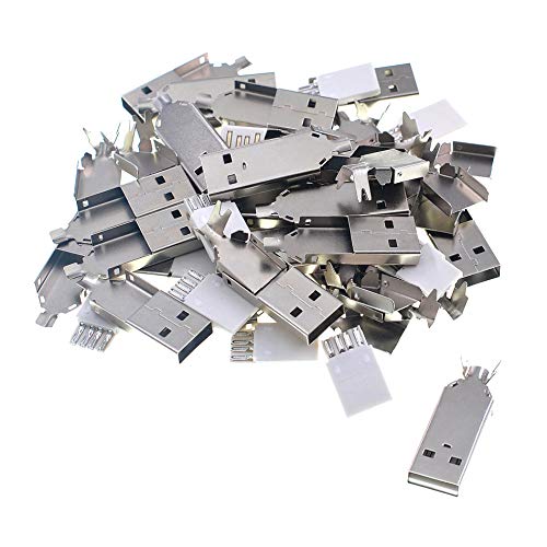 Oiyagai 40pcs Löten USB Typ A Stecker mit Metallschale für Heimwerker von Oiyagai