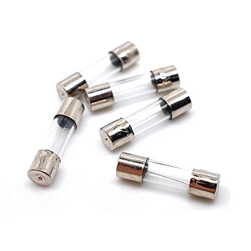 Oiyagai 65 Stück 13 Werte 0.1A-20A 250V Sicherungen 5x20mm Schnellschmelz Glasröhrensicherung von Oiyagai