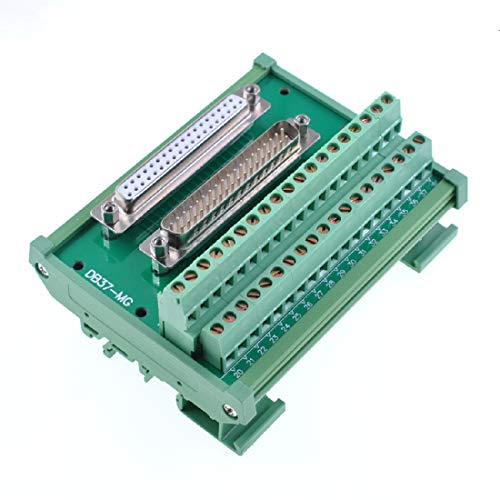 Oiyagai DB37 D-Sub Stecker & Buchse Breakout-Board Anschlussklemmenblock DIN-Schienenmontage-Schnittstellenmodul-Connector Oiyagai DB37 D-Sub Stecker & Buchse Breakout-Board Anschlussklemmenblock DIN-Schienenmontage-Schnittstellenmodul-Connector von Oiyagai