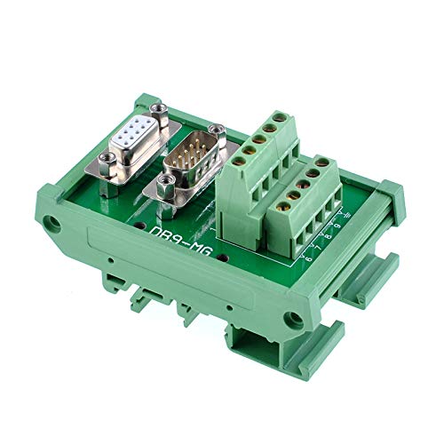 Oiyagai DB9 D-Sub Stecker & Buchse Header Breakout Board Terminal Block DIN-Schienen-Montage Interface Modul Steckverbinder Oiyagai DB9 D-Sub Stecker & Buchse Header Breakout Board Terminal Block DIN-Schienen-Montage Interface Modul Steckverbinder von Oiyagai